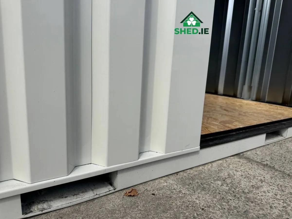 Steel shed including self foundation - 2m × 3m - Image 3