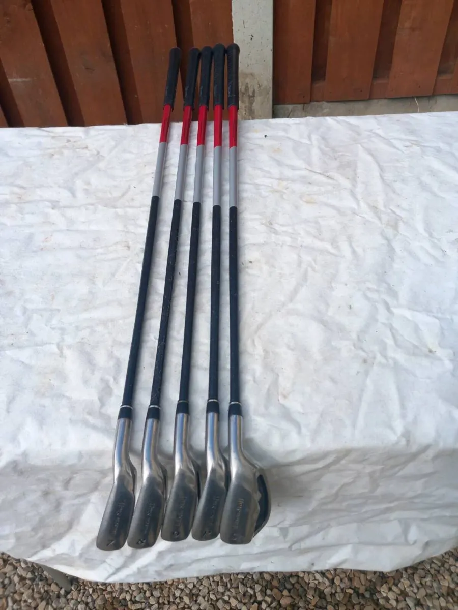 Wilson golf irons.  Right handed clubs - Image 1