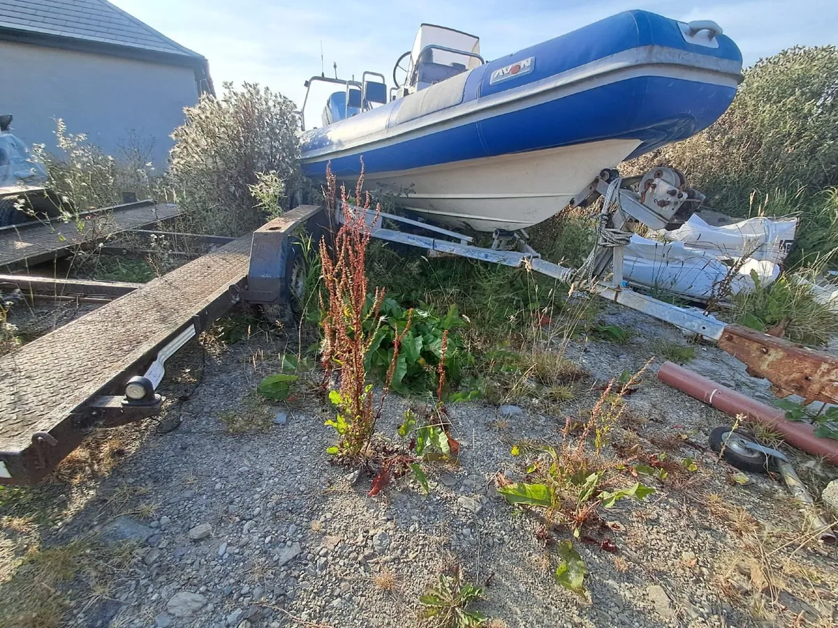 Rib   Boat  x 2  and a Flat Trailer - Image 3
