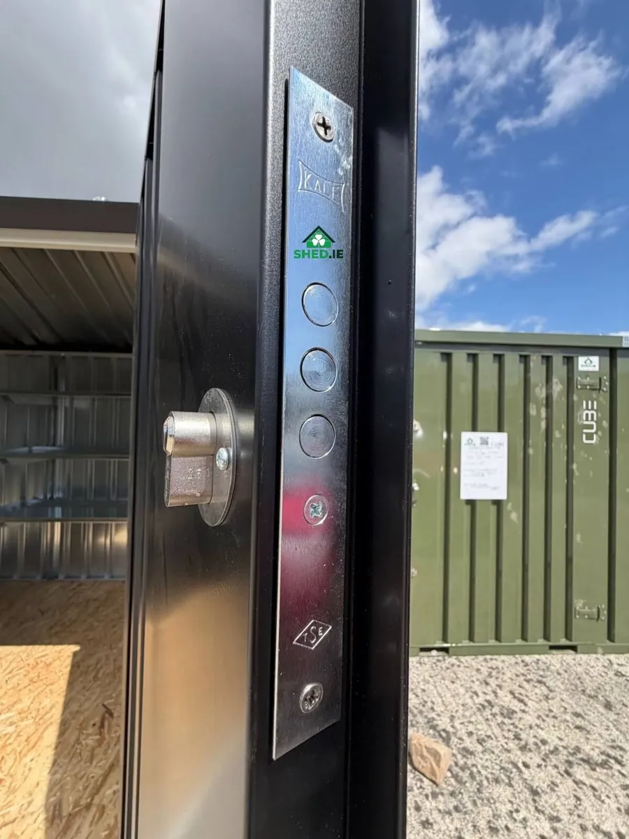 Steel shed including self foundation - 2m × 3m - Image 4