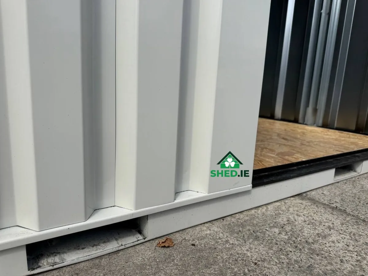 Steel shed including self foundation - 2m × 2m - Image 3