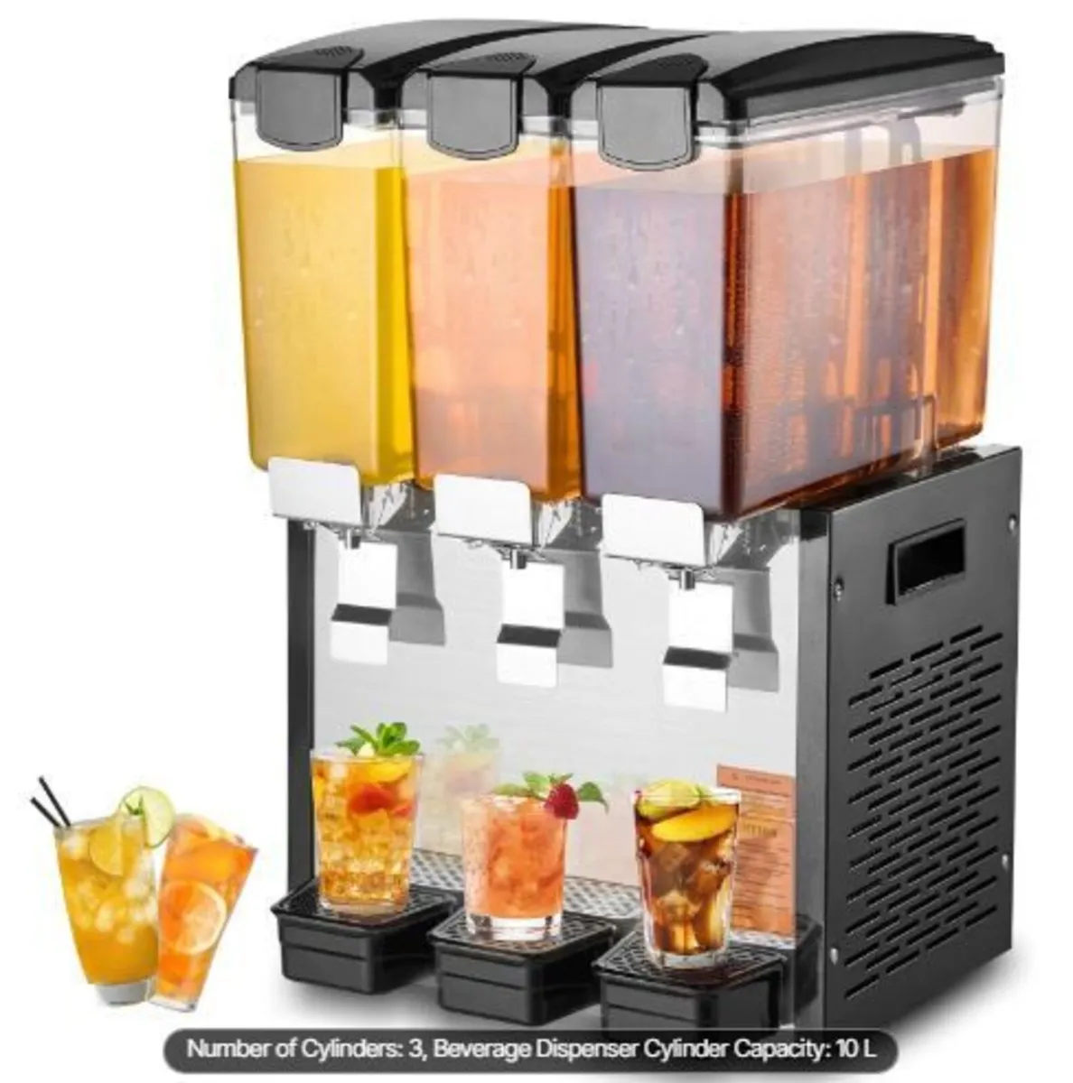 Commercial Beverage Dispenser, 3 Tanks 10 L - Image 3