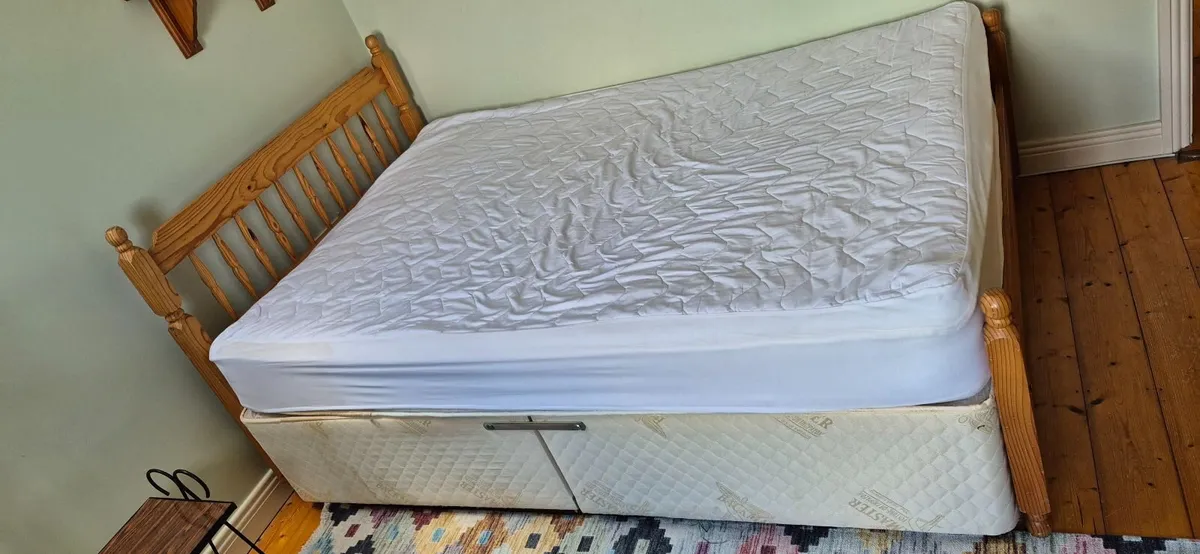 Double size bed and matress