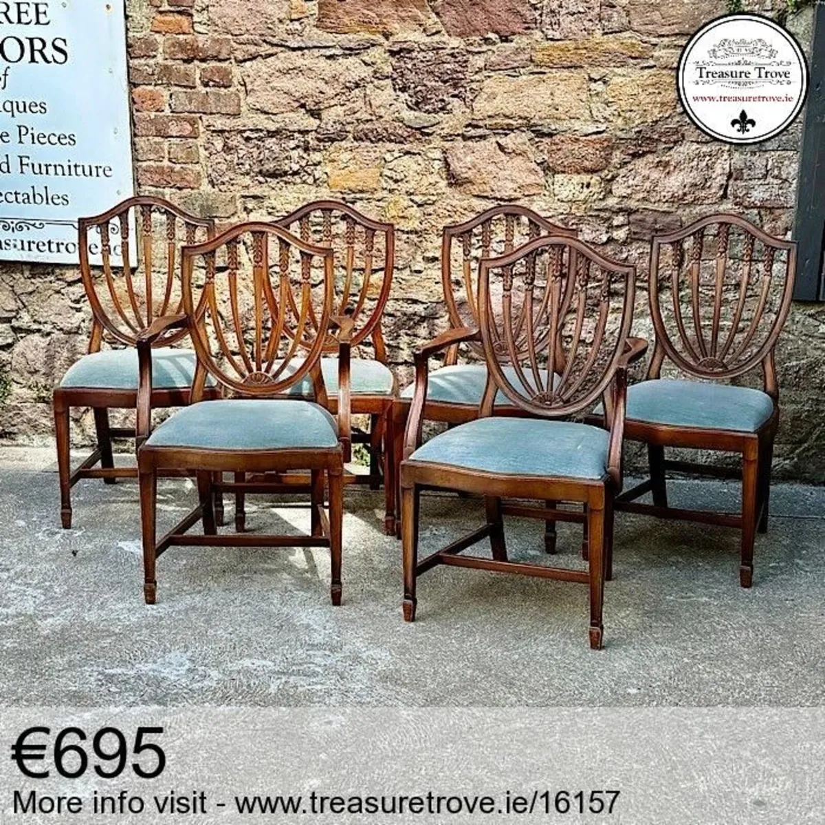 Vintage and Antique Sets of Dining Chairs - Image 4