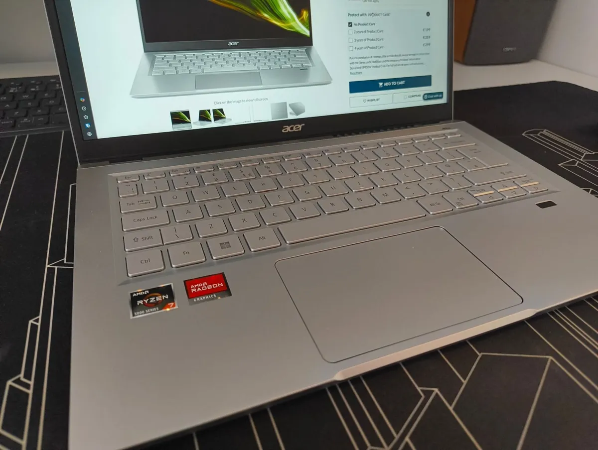 Acer Swift 3 14" AMD Ryzen 7 | 8GB | 1TB | Silver - Image 2