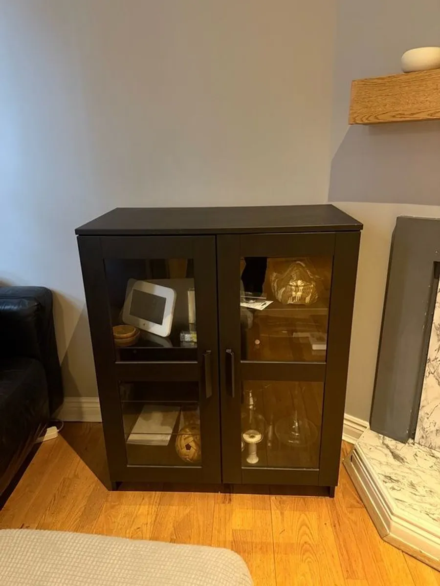 glass front cabinet - Image 1