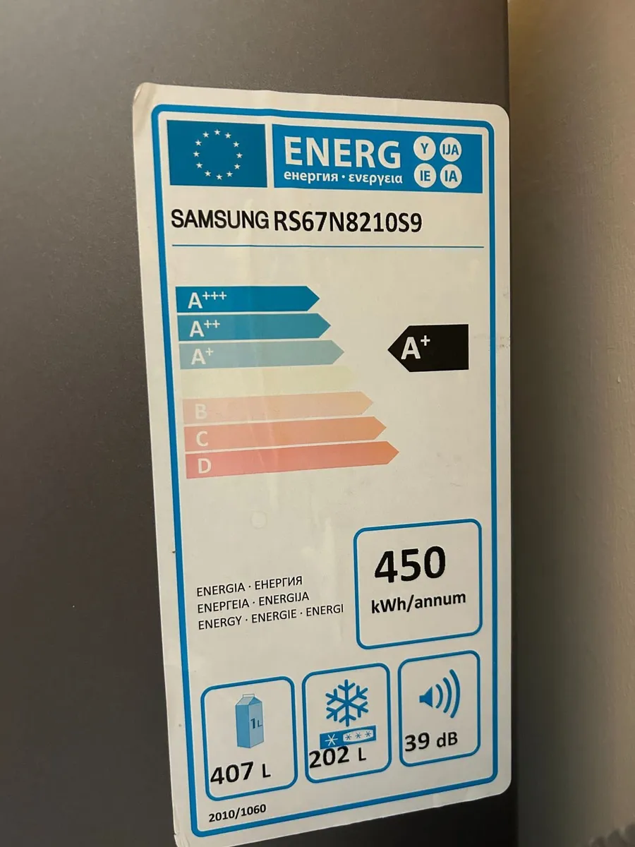 AmericanFridge/Freezer Samsung A Rated - Image 1