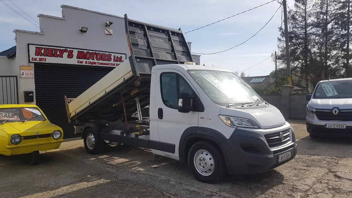 Fiat Ducato TIPPER 2018 LOW KM VAT INVOICE - Image 1