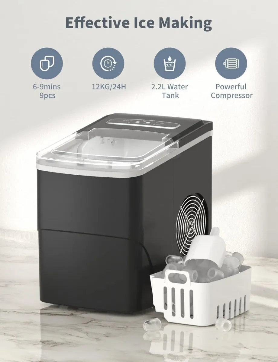 Ice Maker Machine Countertop Fast Ice Maker - Image 1