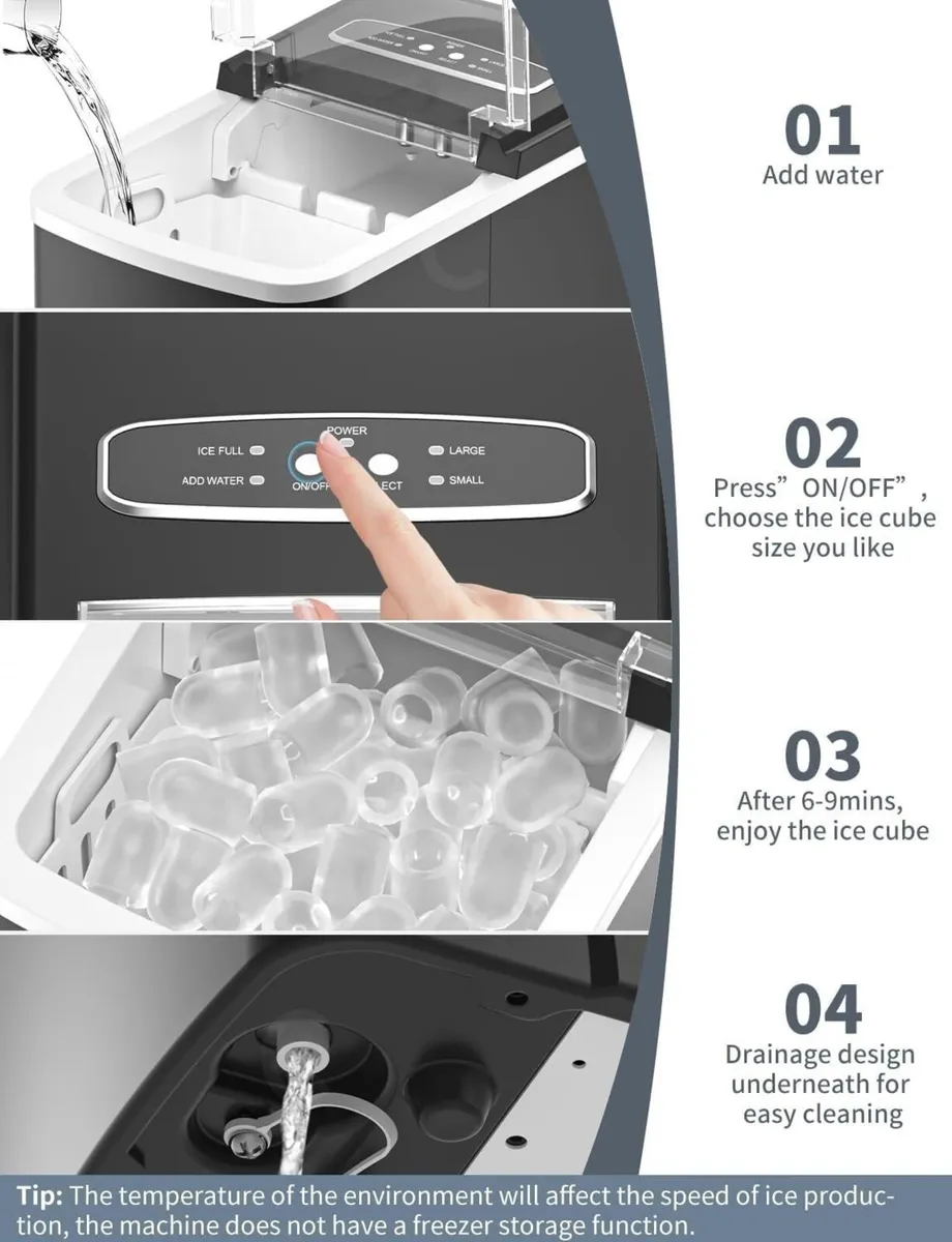 Ice Maker Machine Countertop Fast Ice Maker - Image 4