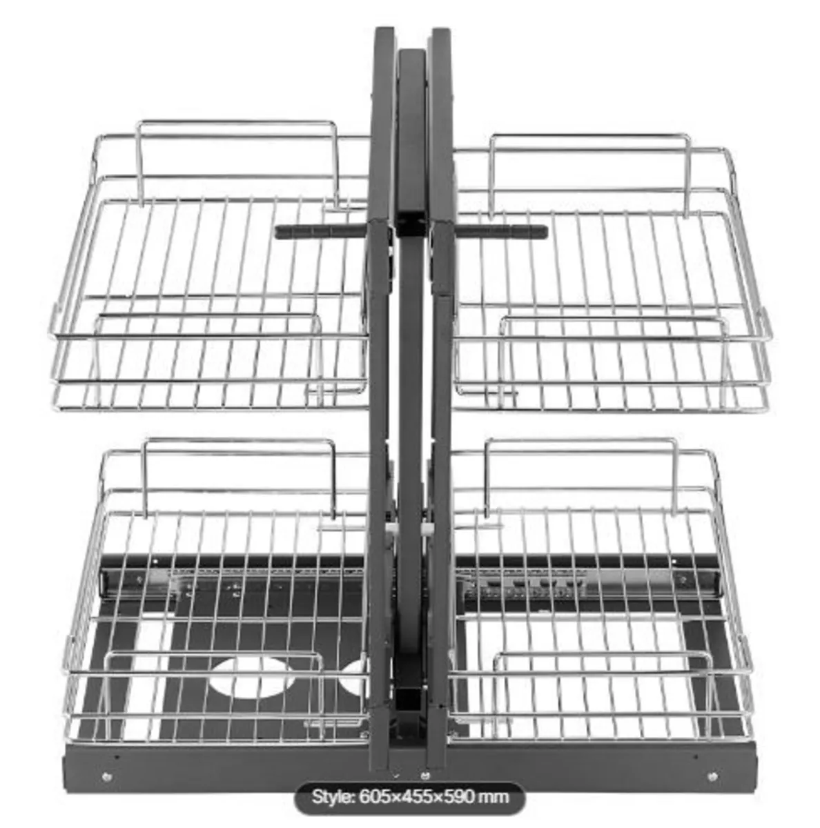 Min 15"W Opening Blind Corner Pull Out Organizer - Image 1