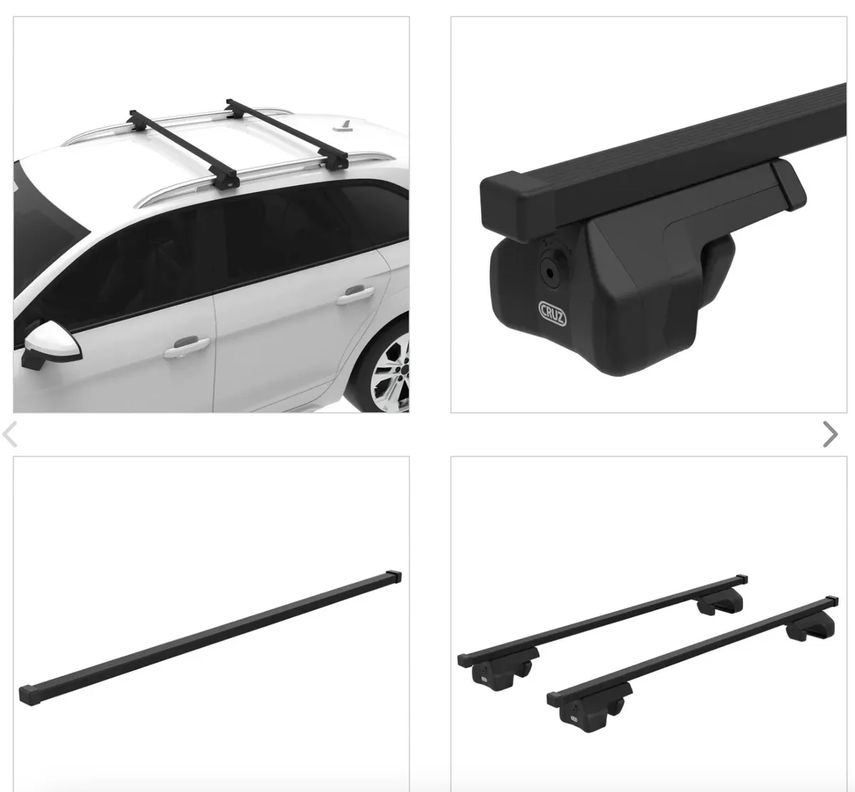 Roofrack Nissan Quashqai 2014-2021 car with rails - Image 2