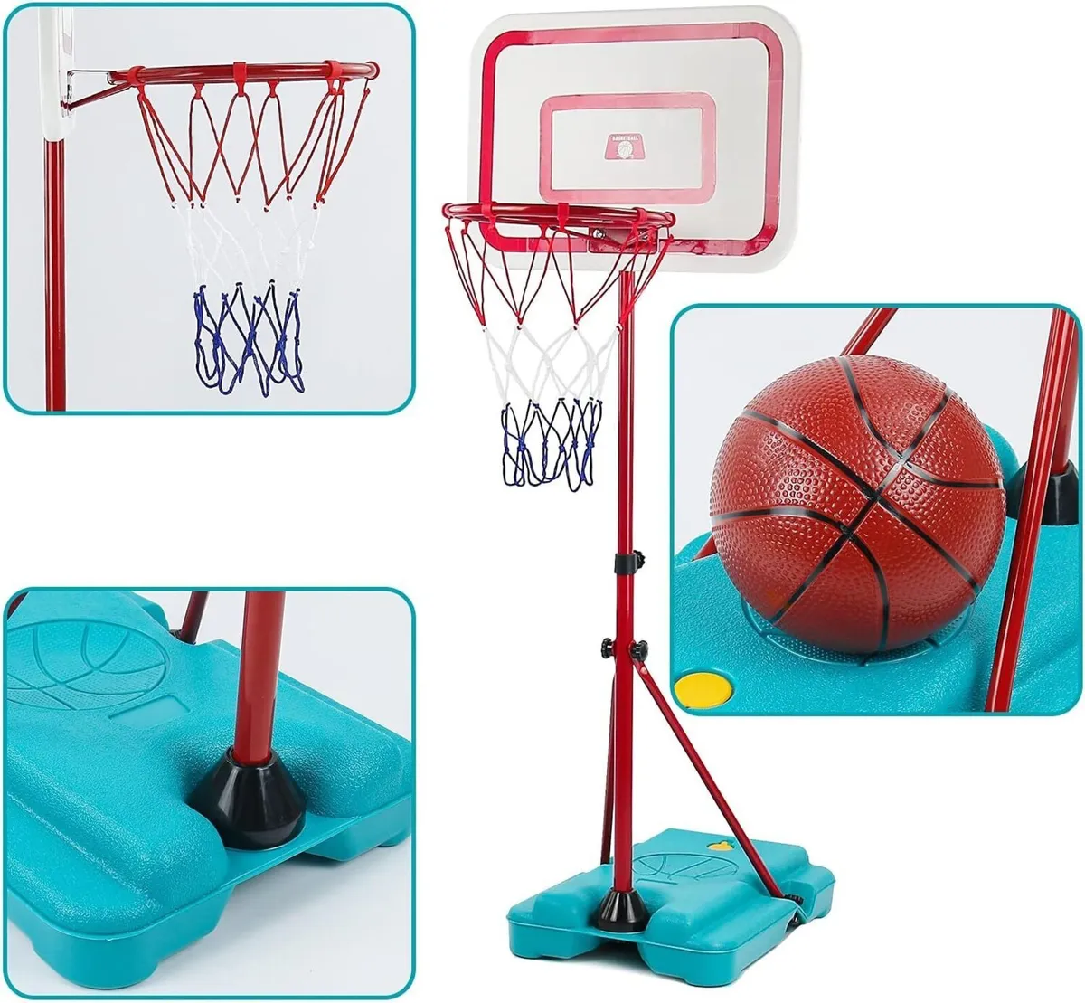 Basketball Stand 190cm Adjustable Kids Set - Image 2