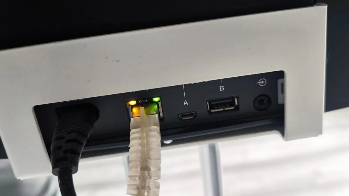 Bose Soundbar + White Floor Stand - Image 1