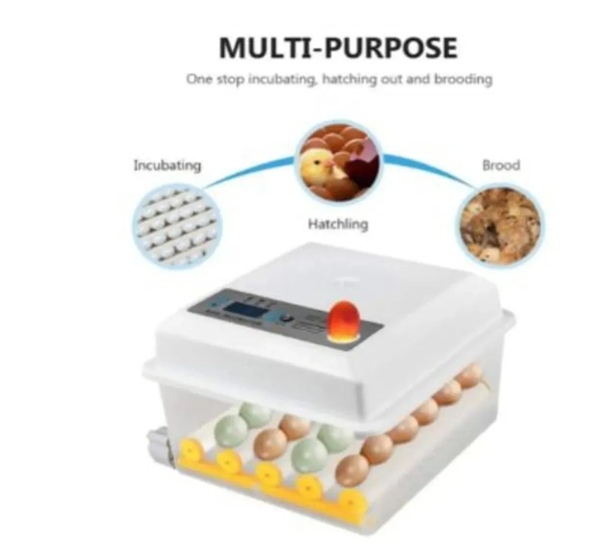 Egg Incubator 16 Egg with Humidity Control - Image 2