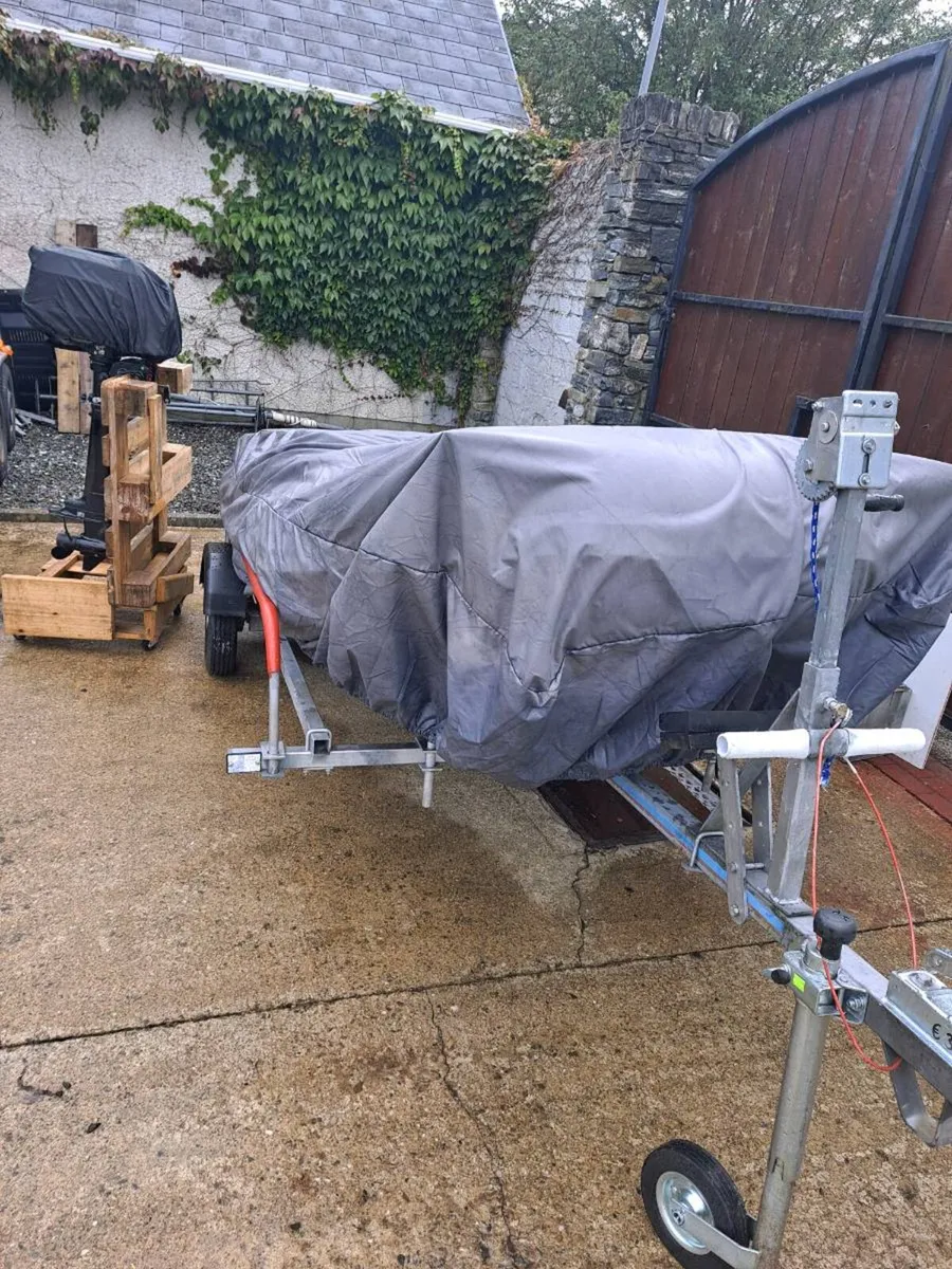 Rib boat 🚢 with engine and trailer - Image 2