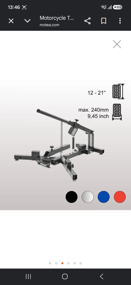 Motorcycle tyre changer - Image 2