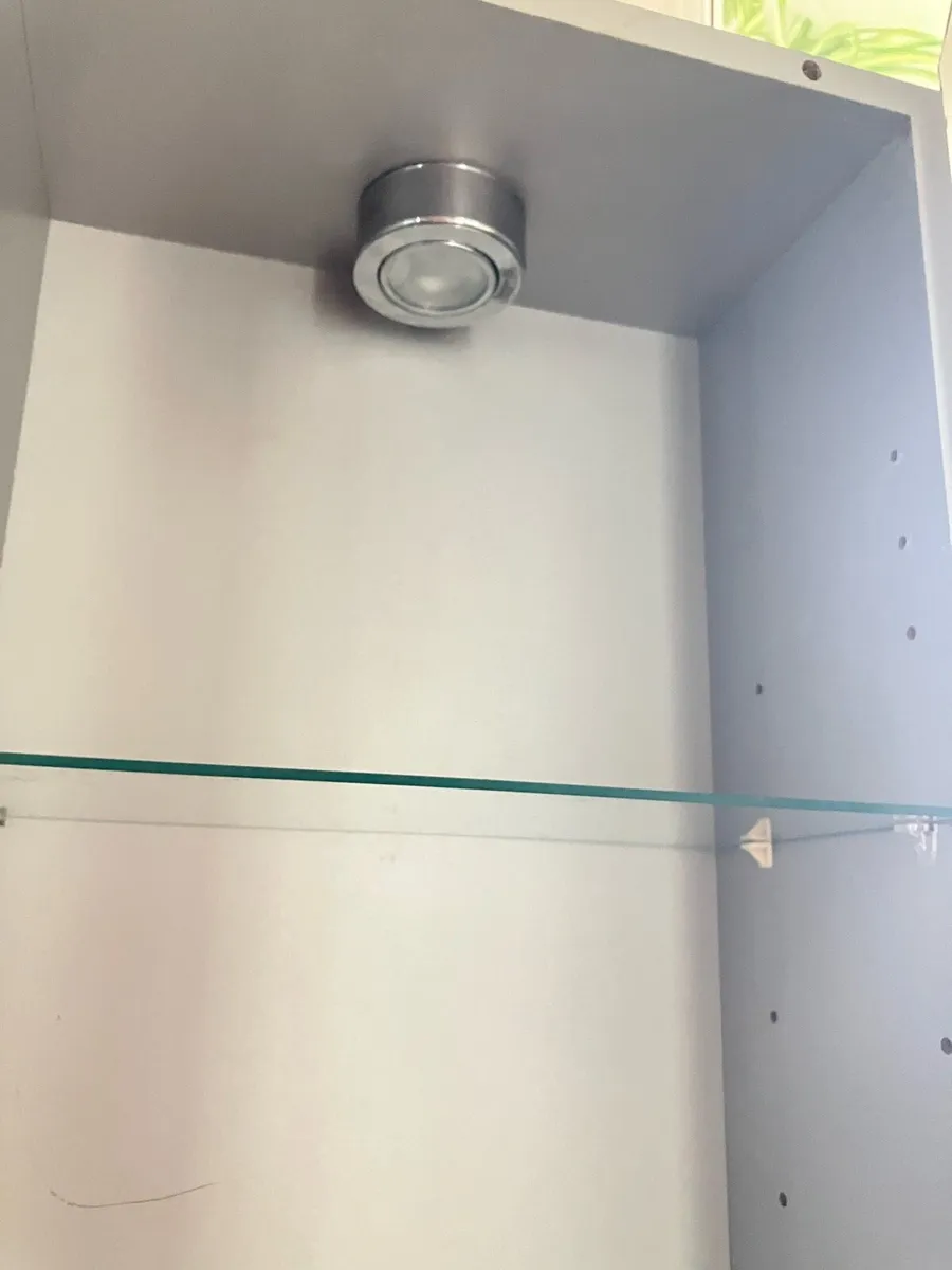 Glass display wall cupboard - Image 3
