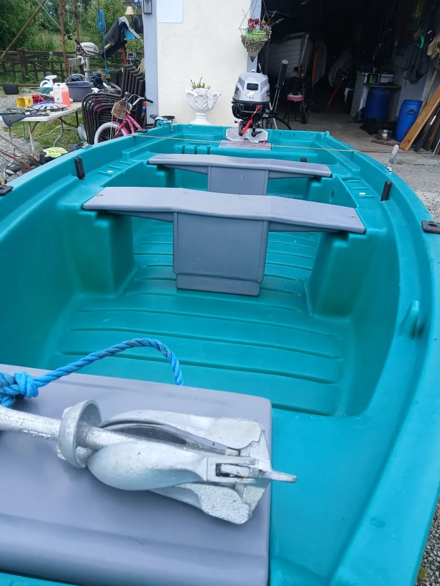 12foot boat ,trailer and engine for sale - Image 2