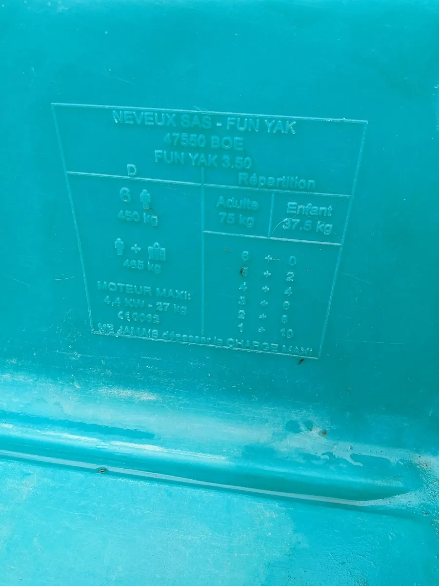 12foot boat ,trailer and engine for sale - Image 4