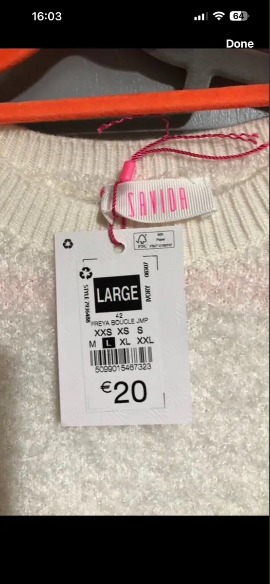Ladies BNWT jumper size L €10 - Image 4