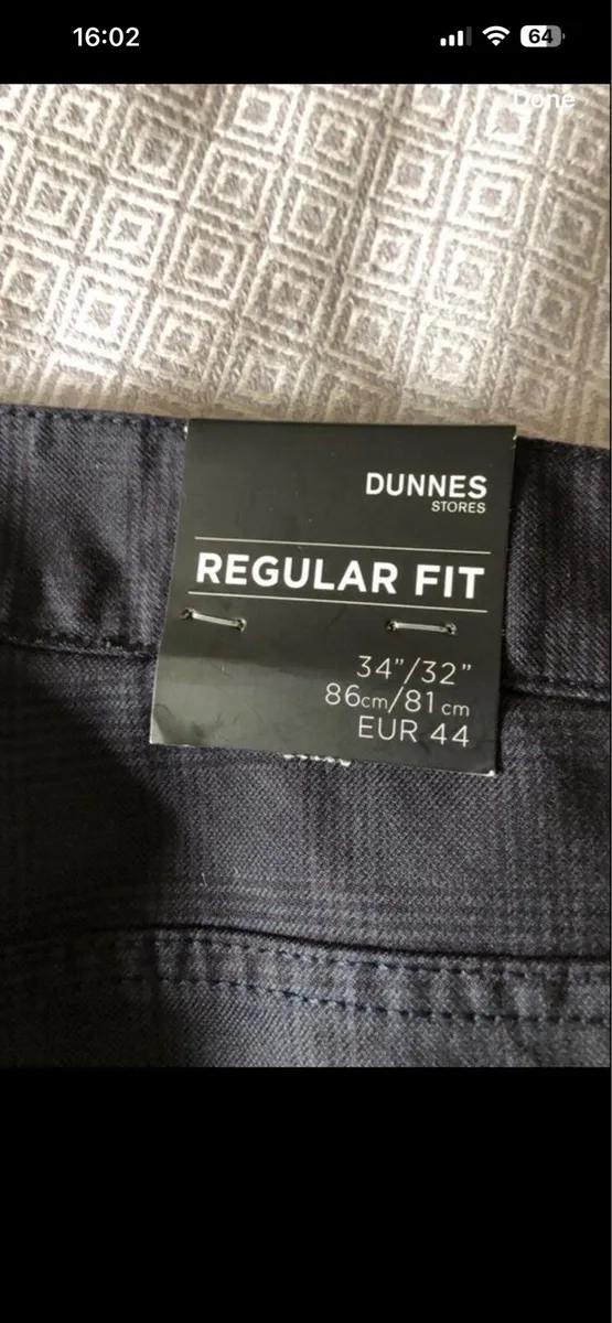 Mens BNWT trousers W34” x L32” €10 - Image 3
