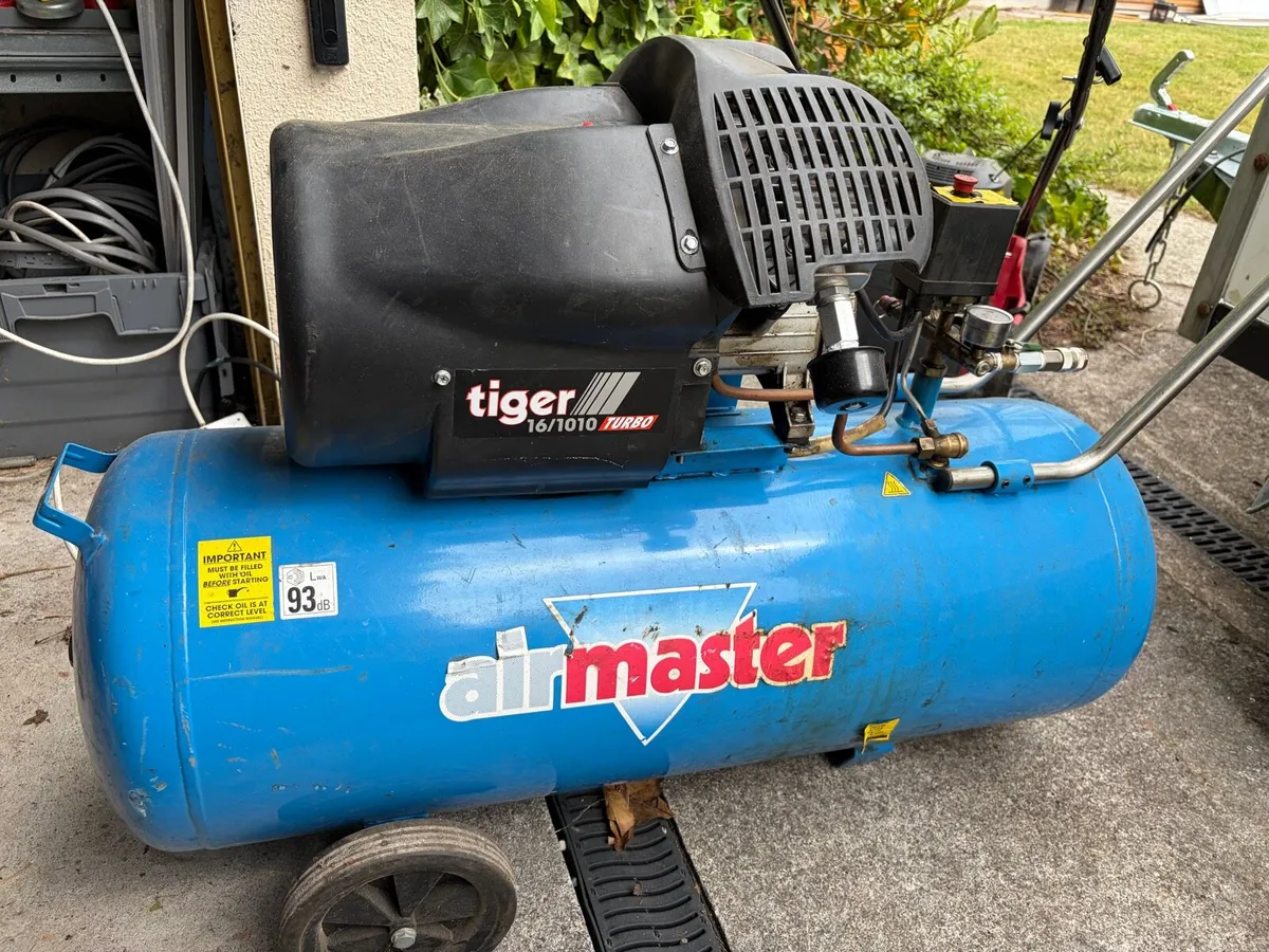 COMPRESSOR 3HP 100 litre 2 cylinder - Image 1