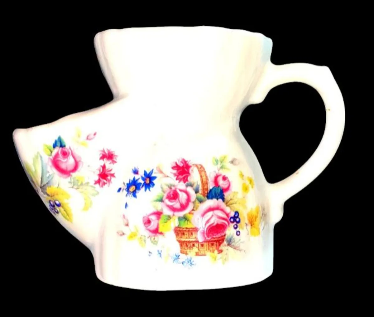 Pristine Vintage Floral Shaving Scuttle Mug - Image 4