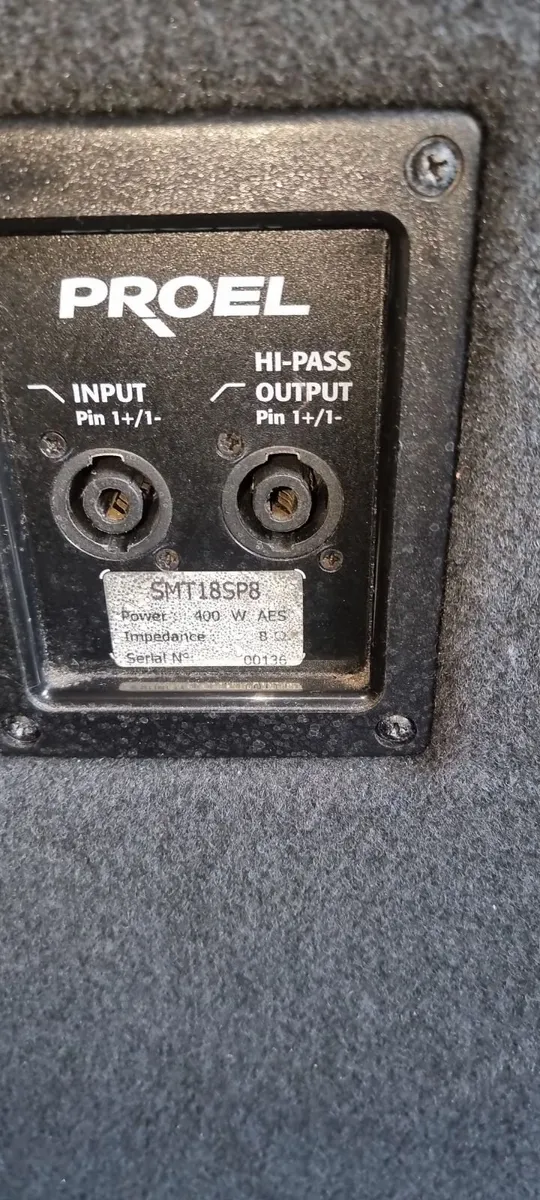 Bass bin + EV speaker - Image 2