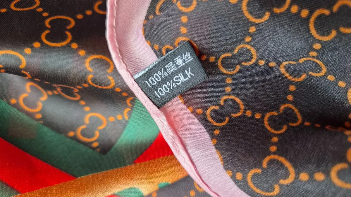 100% silk long scarf - Image 4