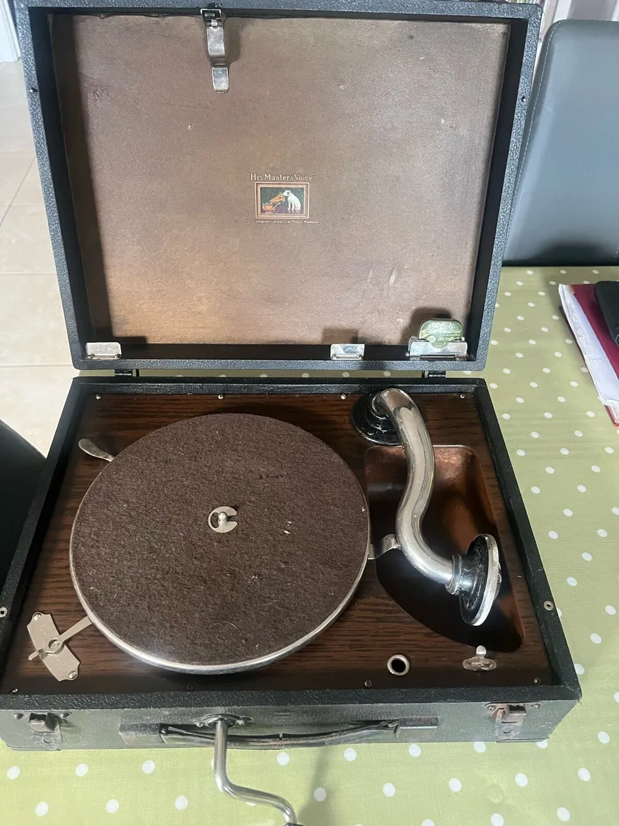 Vintage HMV Gramophone - Image 1