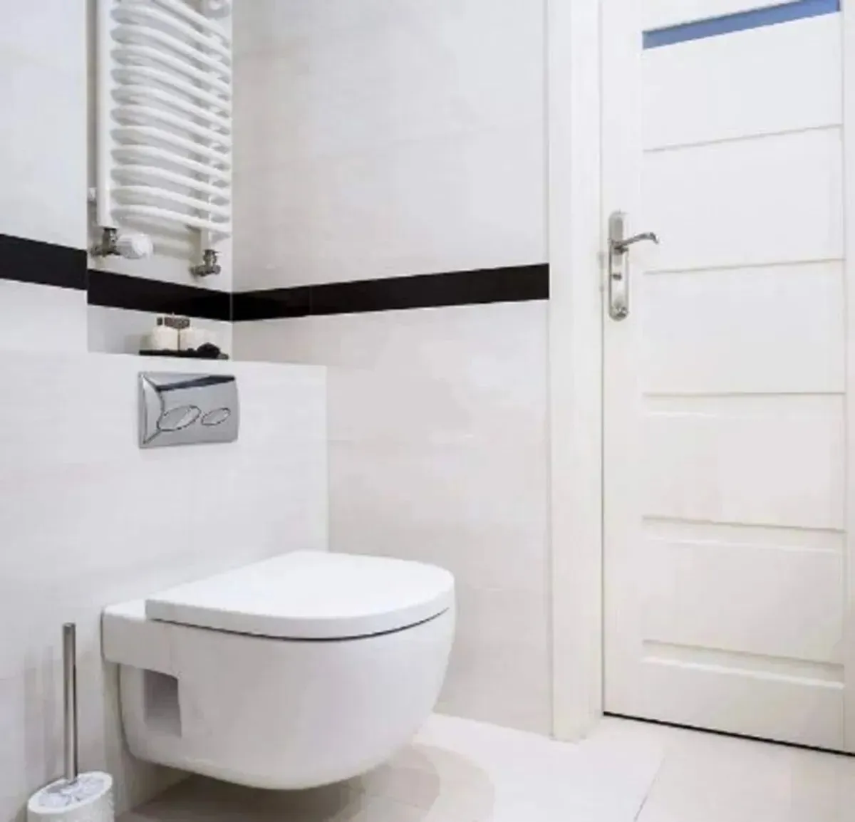 Toilet Seat Soft Close White Bathroom - Image 3