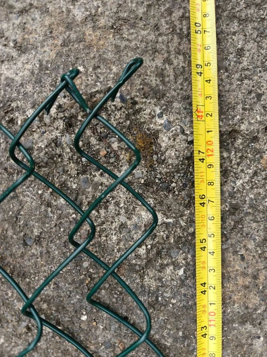 Green PVC coated chainlink fencing 48 X 12G x1.2 m - Image 4