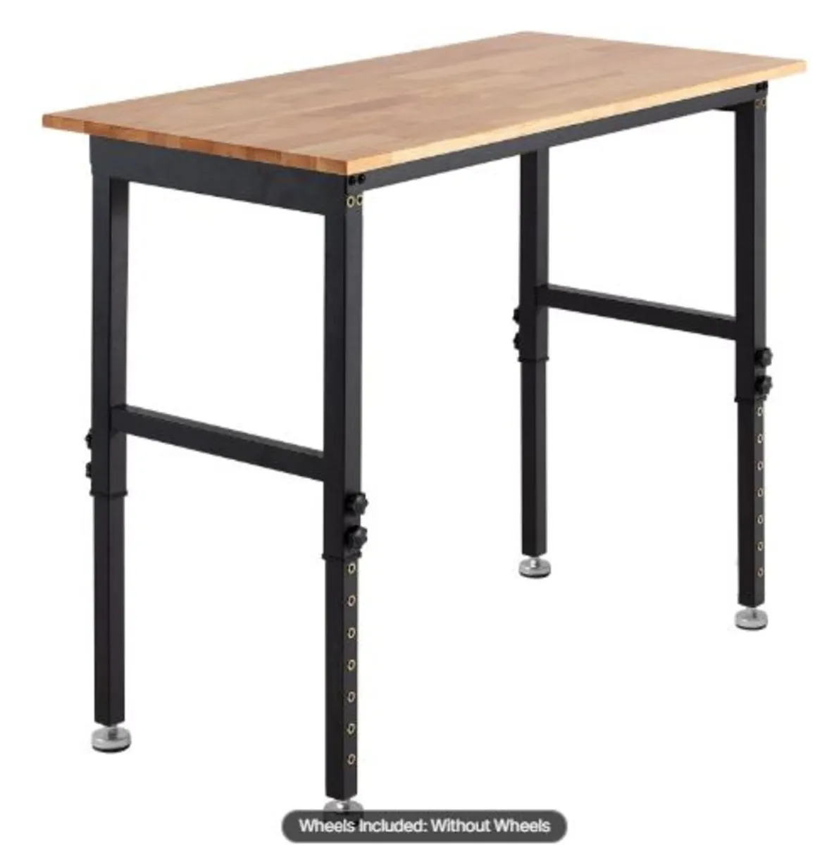 Adjustable Workbench, 680 kg Capacity, 122 x 60 cm - Image 3
