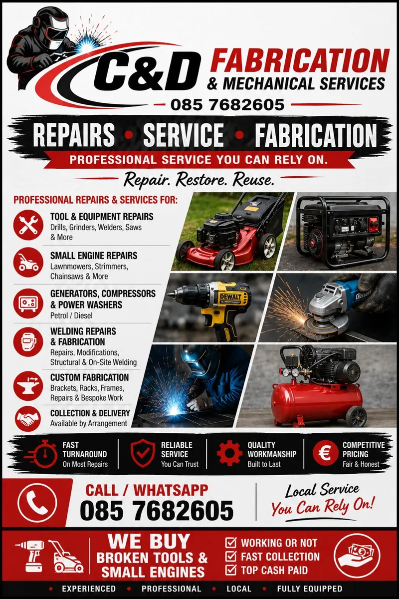Tool equipment and small engine repair - Image 1