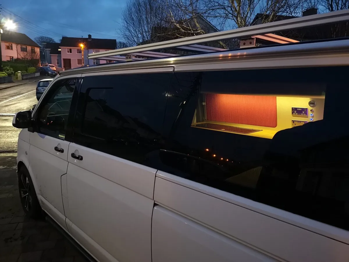 VW Transporter Camper Van,Under 2m Poptop RoofRack - Image 4