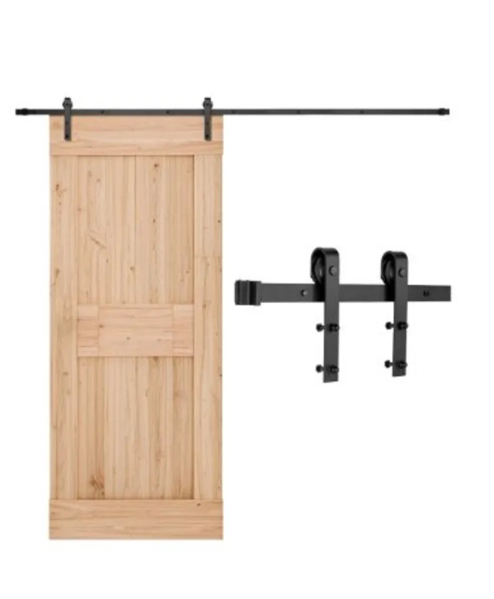 10FT Sliding Barn Door Hardware Kit,330 LBS Weight - Image 1