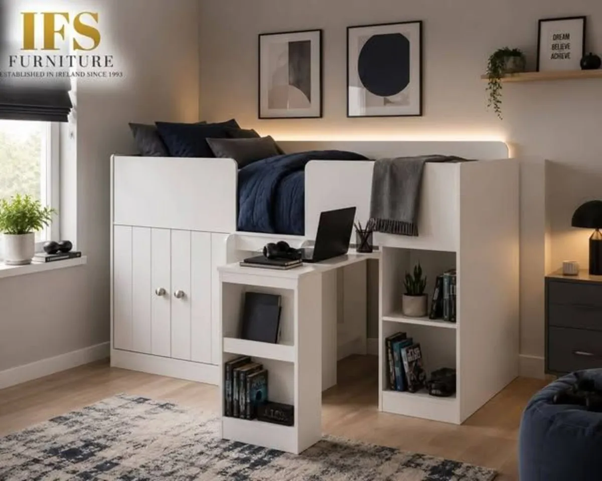 NEW LOW SLEEPER Sleep, Study, WITH  MATTRESS INC.