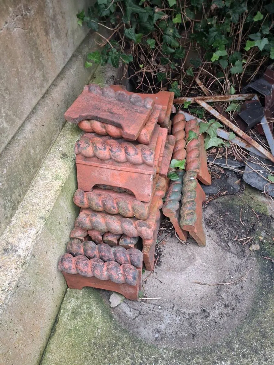 Terracota rope style garden edging