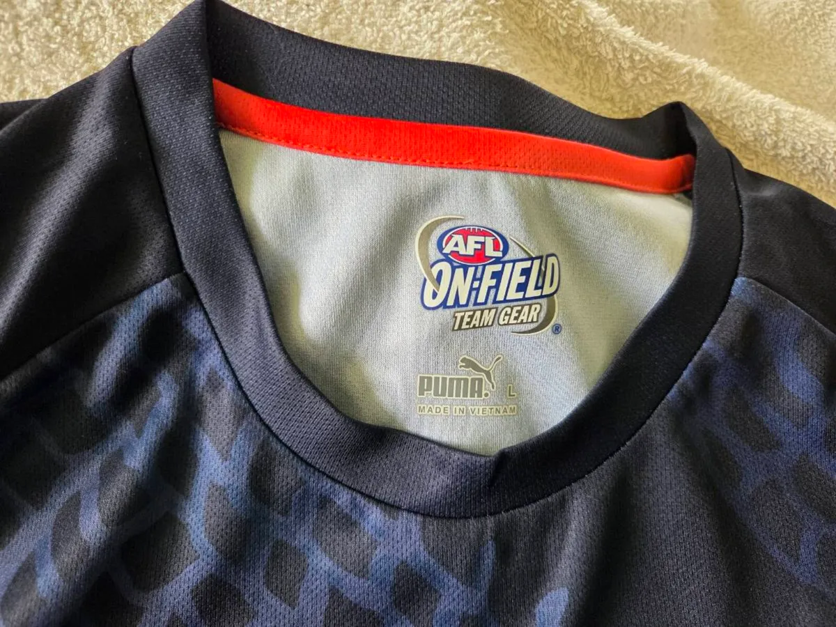 Carlton Blues AFL Warm Up Home Jersey 2022 Large - Image 2