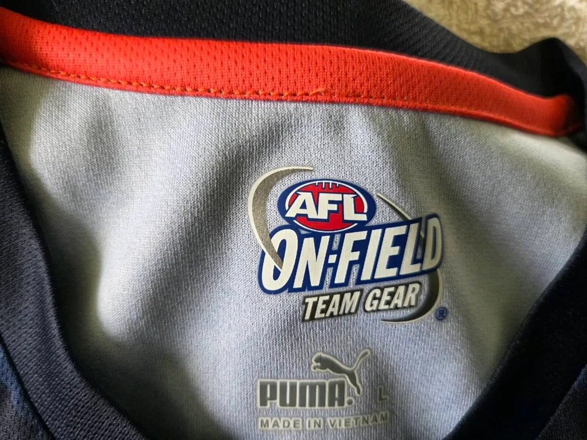 Carlton Blues AFL Warm Up Home Jersey 2022 Large - Image 3