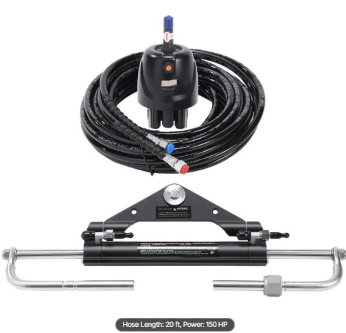 Hydraulic Outboard Steering Kit, 112 kW(150HP), - Image 4