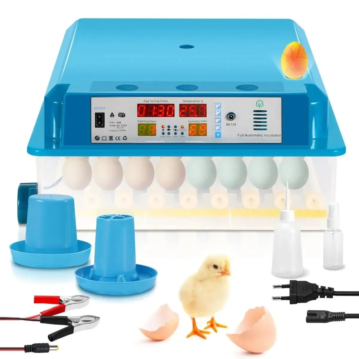 Egg Incubator Fully Automatic 64 Egg Hatcher - Image 4