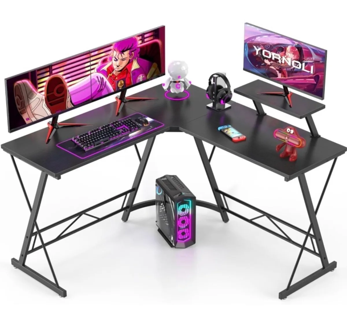L shaped gaming/ computer desk - Image 3