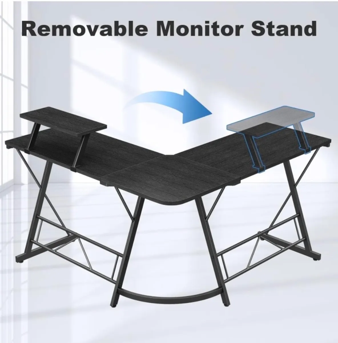 L shaped gaming/ computer desk - Image 1