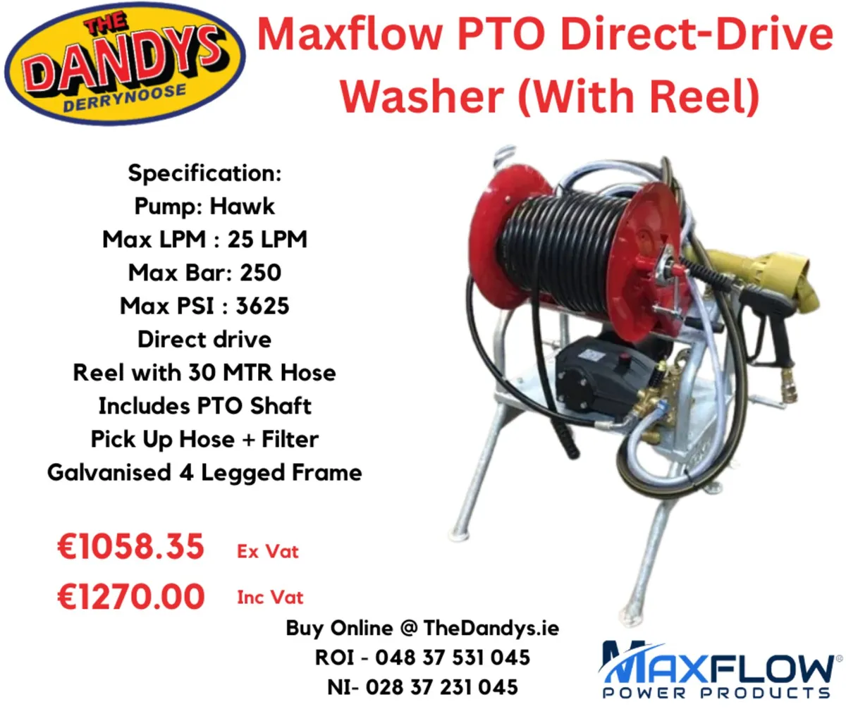 ****** Maxflow PTO Pressure Washers ****** - Image 4
