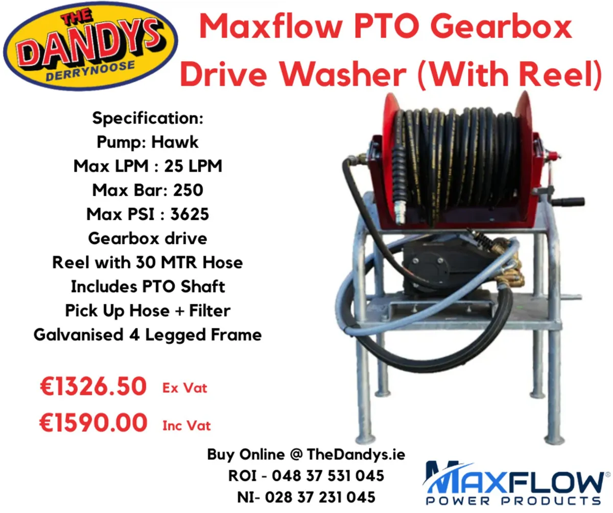 ****** Maxflow PTO Pressure Washers ****** - Image 1