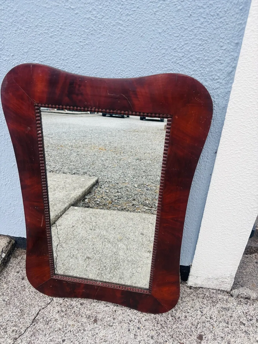 Mahogany mirror - Image 1