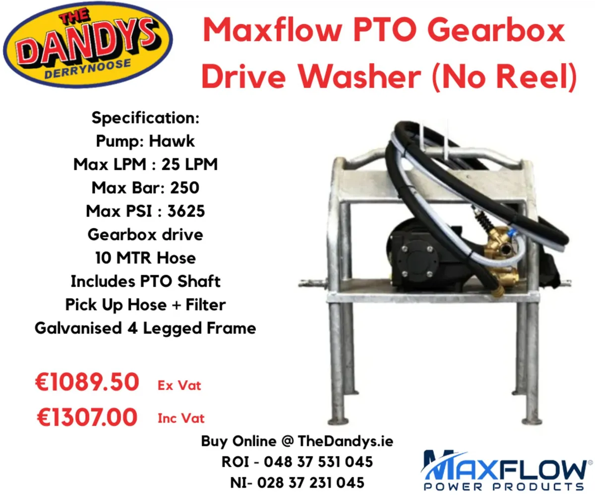 ****** Maxflow PTO Pressure Washers ****** - Image 3