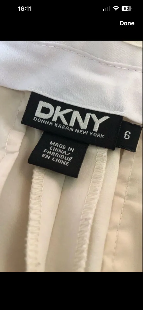 Ladies DNKY trousers size 6 €5 - Image 3